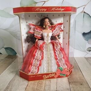 BARBIE | 10th Anniversary Happy Holidays Barbie from 1997 NIB